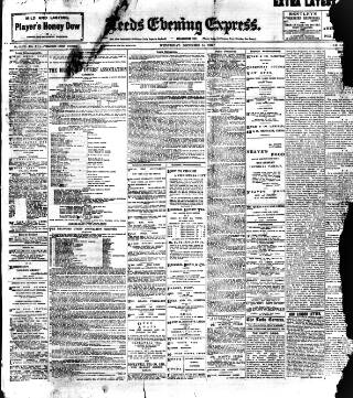 cover page of Leeds Evening Express published on December 14, 1898