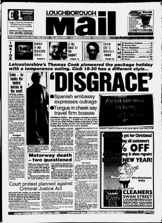 cover page of Loughborough Mail published on January 26, 1995