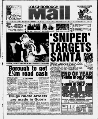 cover page of Loughborough Mail published on December 25, 1997