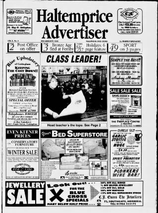 cover page of Haltemprice & East Yorkshire Advertiser published on January 26, 1995