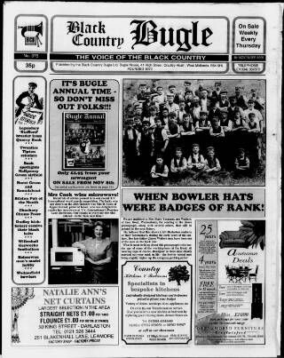 cover page of Black Country Bugle published on November 4, 1999