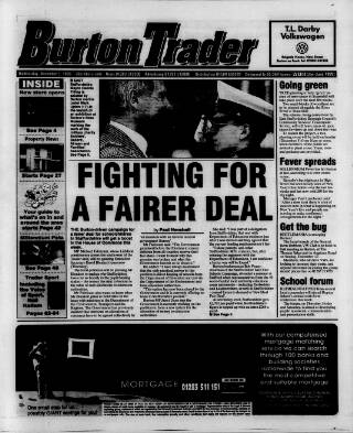 cover page of Burton Trader published on December 1, 1999