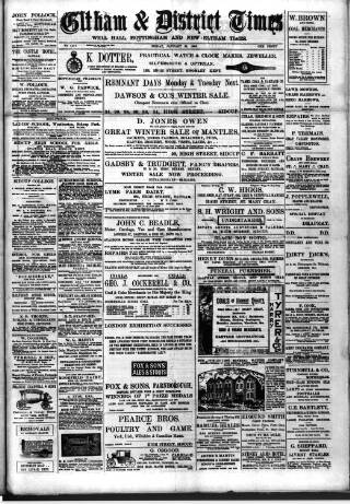 cover page of Eltham & District Times published on January 26, 1906