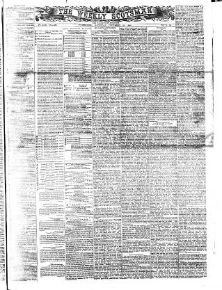 cover page of Weekly Scotsman published on December 25, 1886