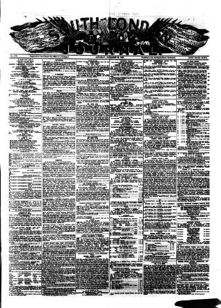 cover page of South London Journal published on November 23, 1889