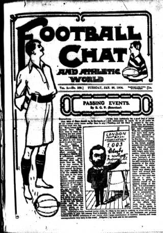 cover page of Athletic Chat published on January 26, 1904