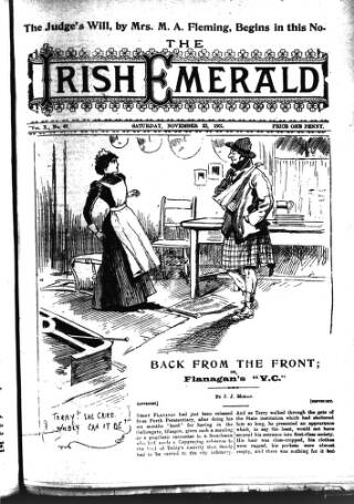 cover page of Irish Emerald published on November 23, 1901