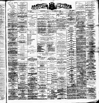 cover page of Scottish Leader published on December 25, 1890