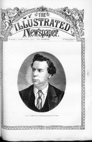 cover page of Illustrated Newspaper published on November 11, 1871