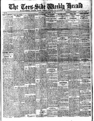 cover page of Tees-side Weekly Herald published on December 25, 1915