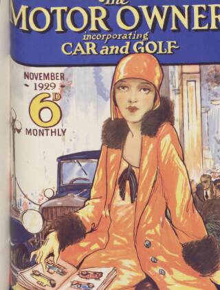 cover page of Motor Owner published on November 1, 1929