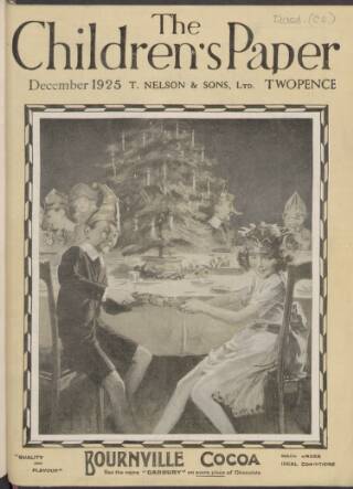 cover page of Children's Paper published on December 1, 1925