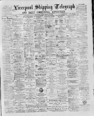 cover page of Liverpool Shipping Telegraph and Daily Commercial Advertiser published on November 23, 1888