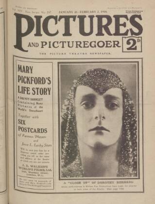 cover page of Picturegoer published on January 26, 1918