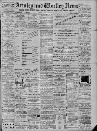 cover page of Armley and Wortley News published on November 23, 1894