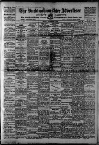 cover page of Buckinghamshire Advertiser published on December 25, 1942