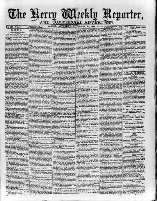 cover page of Kerry Reporter published on November 23, 1889