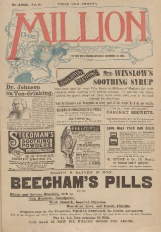 cover page of Million published on November 10, 1894