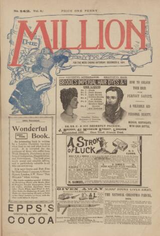 cover page of Million published on December 8, 1894