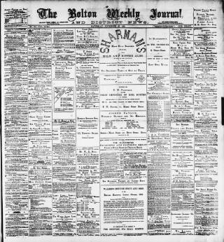 cover page of Bolton Journal & Guardian published on November 23, 1889