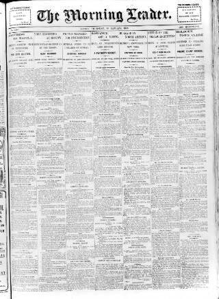 cover page of Morning Leader published on January 26, 1905