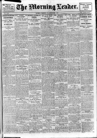 cover page of Morning Leader published on December 25, 1911