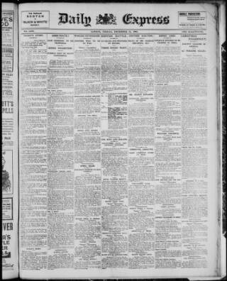 cover page of Daily Express published on December 25, 1903