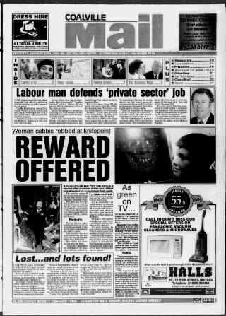 cover page of Coalville Mail published on January 26, 1995