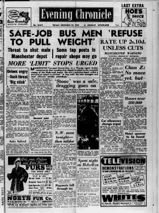 cover page of Manchester Evening Chronicle published on December 29, 1950