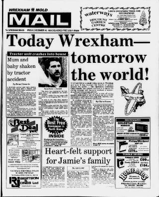 cover page of Wrexham Mail published on December 10, 1993