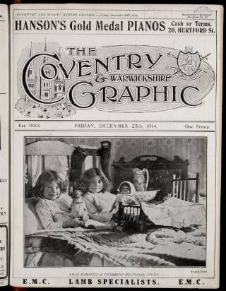 cover page of Coventry Graphic published on December 25, 1914