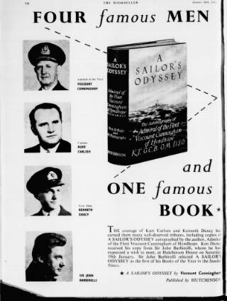 cover page of Bookseller published on January 26, 1952