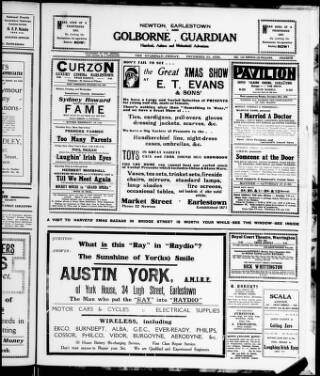 cover page of Newton and Earlestown Guardian published on December 25, 1936