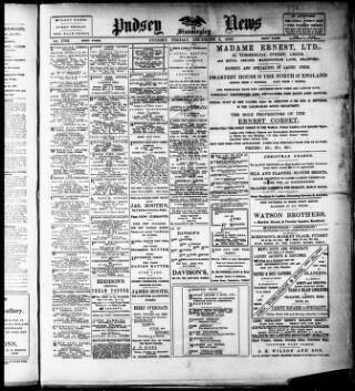 cover page of Pudsey & Stanningley News published on December 4, 1903