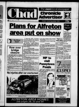 cover page of Chad (Alfreton) published on November 23, 1990