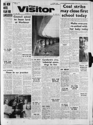 cover page of Morecambe Visitor published on January 26, 1972