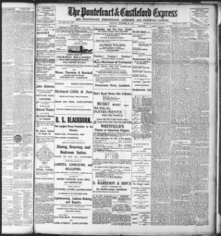 cover page of Pontefract & Castleford Express published on November 23, 1901