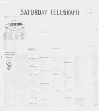 cover page of Saturday Telegraph (Grimsby) published on November 23, 1907