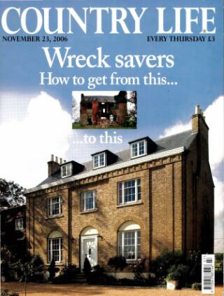 cover page of Country Life published on November 23, 2006