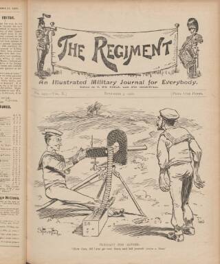 cover page of The Regiment published on November 3, 1900