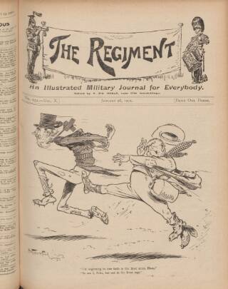 cover page of The Regiment published on January 26, 1901