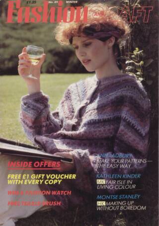 cover page of Fashion and Craft (Creative Needlecraft) published on December 1, 1987